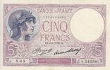 Frankreich 5 francs 5 Francs - Helmeted woman - 06-04-1933 - Serial A.54258 -