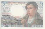 Frankreich 5 francs 5 Francs - Shepherd - 30-10-1947 - Serial F.148 -