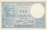 Frankreich 10 francs 10 Francs - Minerva - 16-06-1932 - Serial W.65923 -