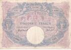 Frankreich 50 francs 50 Francs Blue and pink - 06-08-1912 - Serial S.4383 -