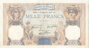 Frankreich 1000 francs 1000 Francs - Ceres and Mercury - 21-09-1939 - Serial S.7689 -