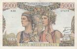 Frankreich 5000 francs 5000 Francs - Sea and Countryside - 01-02-1951 - Serial O.45 -