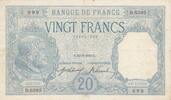 Frankreich 20 francs 20 Francs - Bayard - 12-02-1919 - Serial B.6395 -