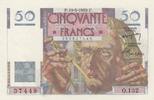 Frankreich 50 francs 50 Francs - Le Verrier - 19-05-1949 - Serial O.132 -