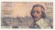 Frankreich 1000 francs 1000 Francs - Richelieu - 04-10-1956 - Serial E.277 -