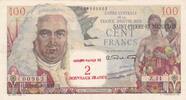 Saint Pierre & Miquelon 2 nf 2 NF / 100 Francs - La Bourdonnais - ND (1963) - Serial Z.44 -