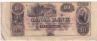 USA 10 dollars 10 Dollars - Canal Bank 18xx - New Orleans- Serial D -