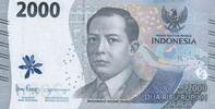 Indonesien 2000 rupiah 2000 Rupiah - Mohammad H. Thamrin - Ngarai Sianok - 2022 -