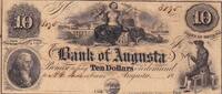 USA 10 dollars 10 Dollars - Bank of Augusta - 18xx - Not issued -