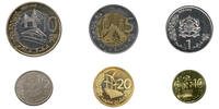 Marokko dirhams 1445 (2023) Set of 6 Coins - 1445 (2023) I- / VZ+ / VZ-ST 15,75 EUR  zzgl. 8,00 EUR Versand