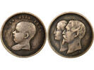 quinaire 1856 Frankreich Louis Napoléon Bonaparte - Silver Quiarius, Baptism - 4th June 1856 III / SS+