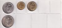 Ägypten piastres Set of 4 Monnaies - Revolution of 1971 - 1979 -