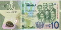 Ghana 10 cedis 10 Cédis - Busts of the Big Six leaders of Ghana - 2022 -
