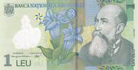 Rumänien 1 leu 1 Leu Nicolae Iorga - Polymer - 2014 -