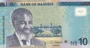 Namibia 10 namibia dollars 10 Namibia Dollars Dollars, Dr Sam Nujoma - Springbok 2025 - Serial B6 -