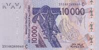 Burkina Faso 10000 francs 10000 Francs Mask - Birds - Burkina Faso 2003 -