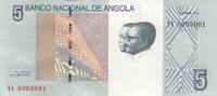 Angola 5 kwanzas 5 Kwanzas - A.A. Neto, J.E. Dos Santos - Ruacana Falls- 2012 -