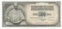 Jugoslawien 500 dinara 500 Dinara - Nikola Tesla - 1986 - Serie BN -