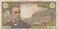 Frankreich 5 francs 5 Francs Pasteur - 05-05-1967 - Serial H.51 -