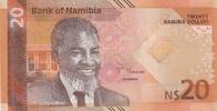 Namibia 20 dollars 20 dollars - Sam Nujoma - Coat of arms of Namibia - 2025 - DD series -