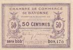 Frankreich 50 centimes 50 Centimes - Chambre de Commerce - Bayonne - Série bbb - 30-01-1918 -