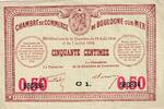 Frankreich 50 centimes 50 Centimes - Chambre de commerce - Boulogne sur Mer - 14-08- 1914 - Série C1 -