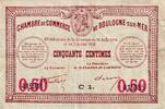 Frankreich 50 centimes 50 Centimes - Chambre de commerce - Boulogne sur Mer - 14-08- 1914 - Série C1 -