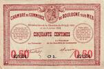 Frankreich 50 centimes 50 Centimes - Chambre de commerce - Boulogne sur Mer - 14-08- 1914 - Série C1 -