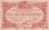 Frankreich 50 centimes 1 Franc - Chambre de commerce de Lorient - 1915 -