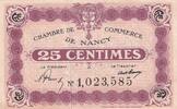 Frankreich 25 centimes 25 centimes - Chambre de Commerce - Nancy -