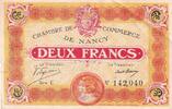 Frankreich 2 francs 2 Francs - Chambre de Commerce - Nancy - 11-11-1918 - Série C -