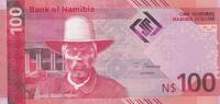 Namibia 100 namibia dollars 100 Namibian Dollars - Captain Hendrik Witbooi - Springbok - 2025 - Polymer - KK Series -