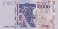 Staaten von Westafrika 10000 francs 10000 Francs - Mask - Birds - 2025 - Series C -