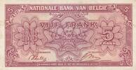 Belgien 5 francs 5 Francs 1943 - Red - Serial P1 -