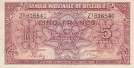 Belgien 5 francs 5 Francs 1943 - Red - Serial Z1 -