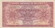 Belgien 5 francs 5 Francs 1943 - Red - Serial L1 -