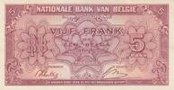 Belgien 5 francs 5 Francs 1943 - Red - Serial M1 -