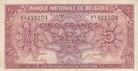 Belgien 5 francs 5 Francs 1943 - Red - Serial Y1 -