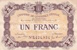 Frankreich 1 franc 1 Franc - Chambre de commerce - Épinal - 25-06-1921 -