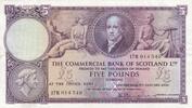 Schottland 5 pounds 5 Pounds - John Pitcairn - Commercial Bank of Scotland - 03-01-1956 - Series 17R -