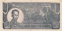 Vietnam 5 dong 5 Dong - Ho Chi Minh - Two men and water buffaloes - 1948 - RJ Series -