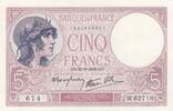 Frankreich 5 francs 5 Francs - Personification of France - 29-09-1939 - Series W.62718 674 -