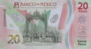 Mexiko  20 Pesos - 200 years of independence - Polymer - 2021 - BF series I / ST