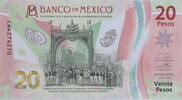 Mexiko  20 Pesos - 200 years of independence - Polymer - 2022 - CH series I / ST