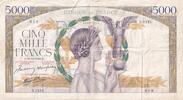 Frankreich 5000 francs 5,000 Francs Victory - December 10, 1942 - Series S.1131 -
