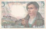 Frankreich 5 francs 5 Francs - Shepherd - 05-08-1943 - Serial K.51 -