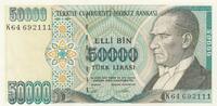 Principality of Antrioch 50000 turk lirasi 50000 Turk Lirasi - Elli Bin - ND (1995-1999) - Series K -