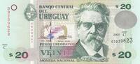 Uruguay 20 pesos urugayos 20 Pesos - Juan Zorrilla - 2000 - Series C I / ST