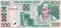 Sierra Leone 500 leones 500 leones - Kissi King Kai Londo - Port de Freetown - 1995 - Série E/77 -