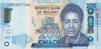 Malawi 200 kwacha 200 Kwacha - Rose L. Chibambo - Parliament in Lilongwe - 2021 - BP Series -